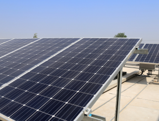 solar power panel sky d rendering